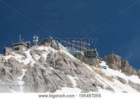 Zugspitze Summit Construction Site, Germany