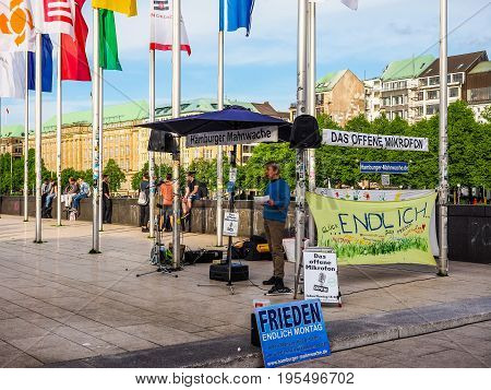 Hamburg Speakers Corner Hdr