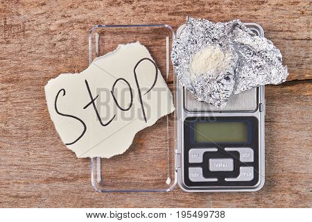 Illegal drugs business of dealer. Narcotics addiction how to stop.