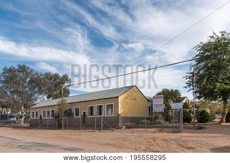 KEIMOES SOUTH AFRICA - JUNE 12 2017: The Roman Catholic Primary School in Keimoes in the Northern Cape Province