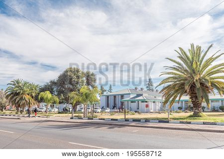 KEIMOES SOUTH AFRICA - JUNE 12 2017: The municipal buildings in Keimoes in the Northern Cape Province