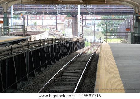 Commuter Rail tracks under 30th Street Station Philadelphia