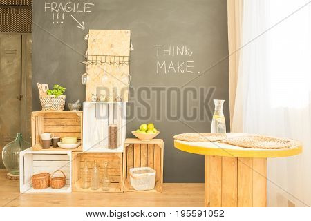 Hipster Minimalist Dining Room