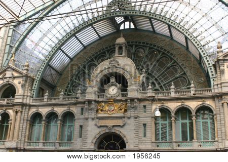 Gare centrale d'Anvers.