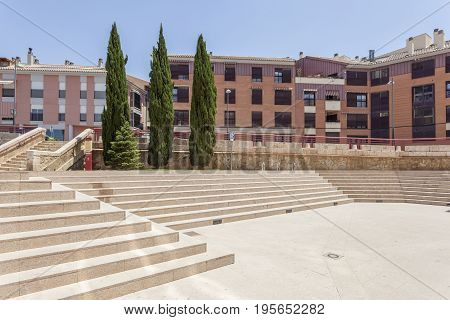 Square in the city of Lorca. Murcia province Spain