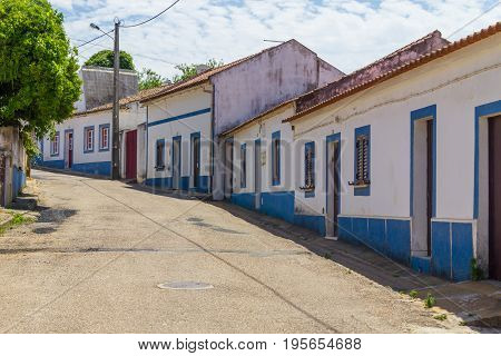 Typical Houses in Cercal village Alentejo Portugal