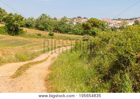 Road To The Village In Cercal