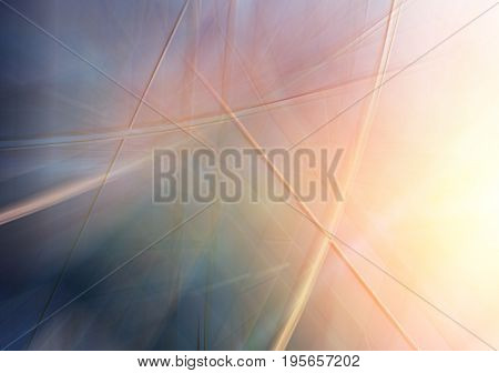 Abstract background texture with windows of modern office building and sunbeams