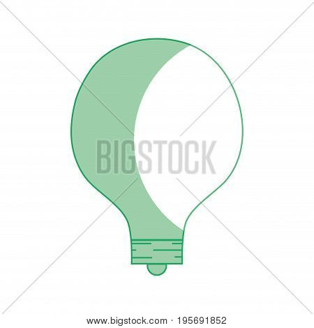 silhouette energy bulb to illuminate places vector illustration icon