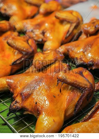 Grilled Chicken, Thai Local Street Food