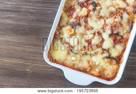 Dish Of Parmigiana Di Melanzane