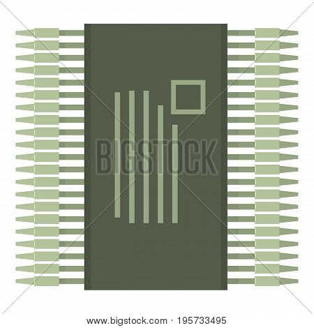 Detector icon. Cartoon illustration of detector vector icon for web