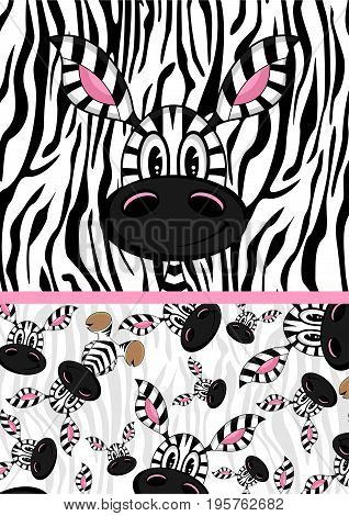 Pattern Zebra Character.eps