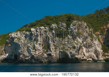 The coast of Gargano national park in Italy