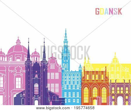 Gdansk Skyline Pop