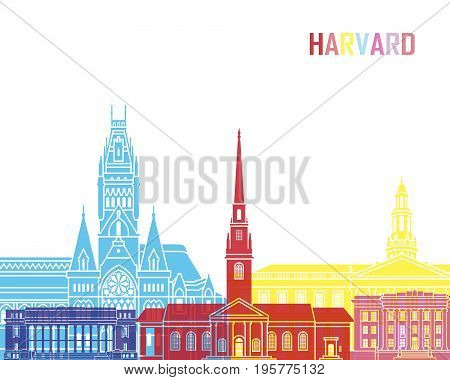 Harvard Ma Skyline Pop