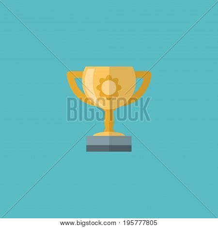 Flat Icon Motivation Element. Vector Illustration Of Flat Icon Championship Isolated On Clean Background