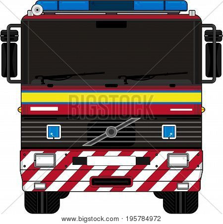 Uk Fire Engine.eps