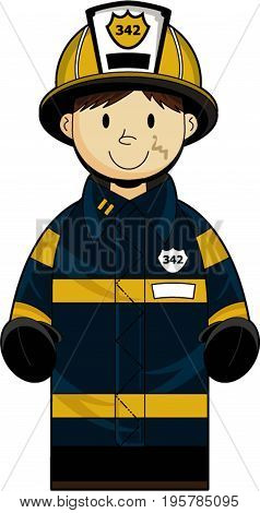 Cute Fire Fighter
