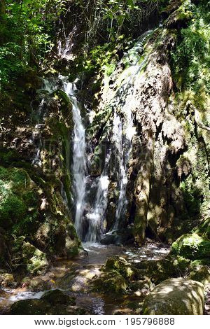 Water jumps in rivers, cataracts cracked The Montseny