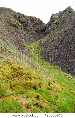 Hveragerdi Valley Of Hot Waters In Iceland