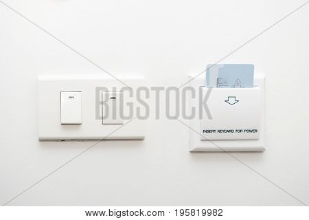 Keycard Insert To Power Switch Control