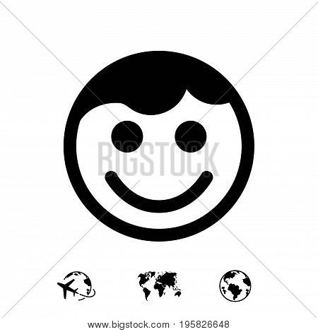 waiter icon stock vector illustration flat design