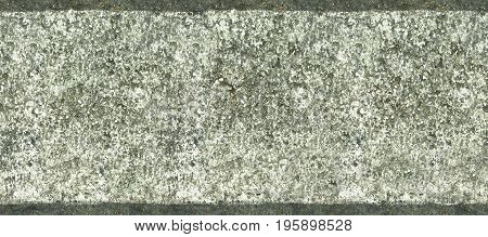 Clean white asphalt line with background appearance