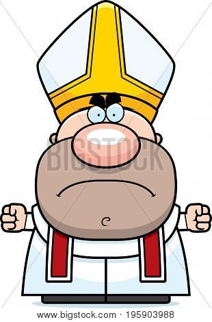 Angry Cartoon Pope