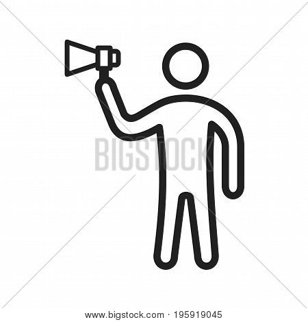 Outspoken, talk, bold icon vector image. Can also be used for Personality Traits. Suitable for web apps, mobile apps and print media.