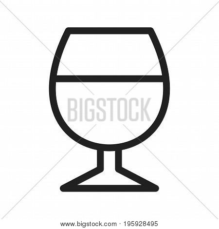 Sherry, glass, drink icon vector image. Can also be used for Cafe and Bar. Suitable for mobile apps, web apps and print media.
