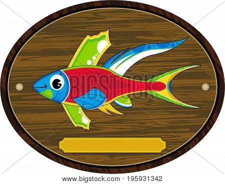 Bright Fish On Trophy Mount