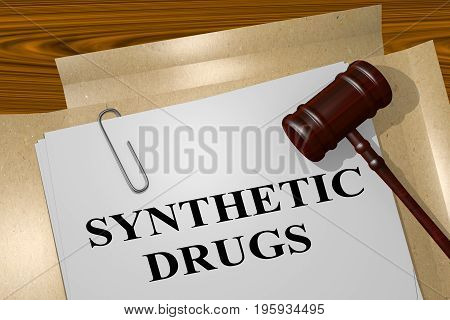 Synthetic Drugs Concept