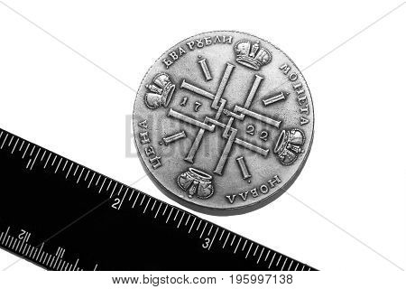 Antikvariat. Antique Iron Coins.