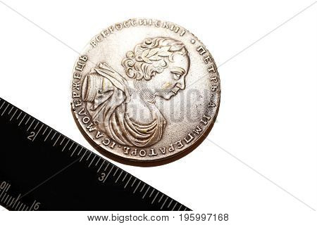 Antikvariat. Antique Iron Coins.