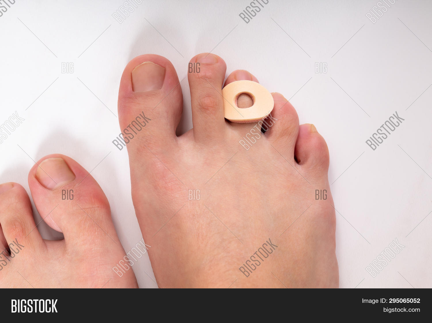Corn Bandage On Toes Image & Photo (Free Trial) Bigstock