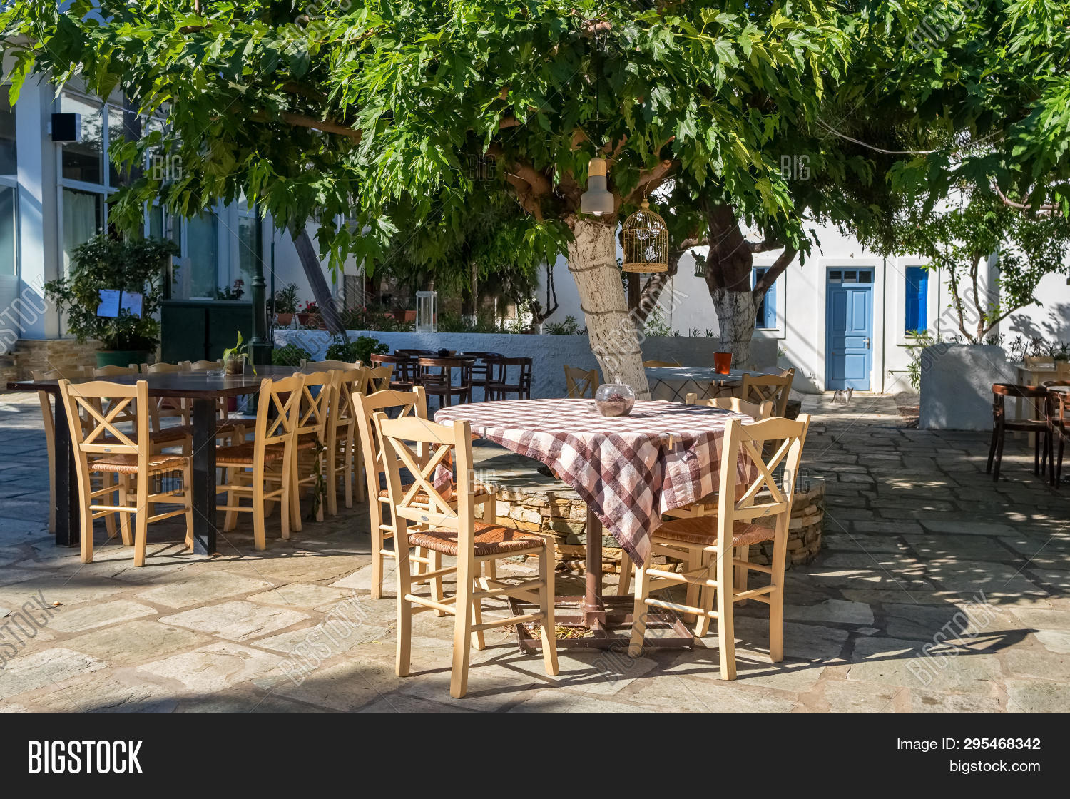Cozy Outdoor Cafe Image Photo Free Trial Bigstock