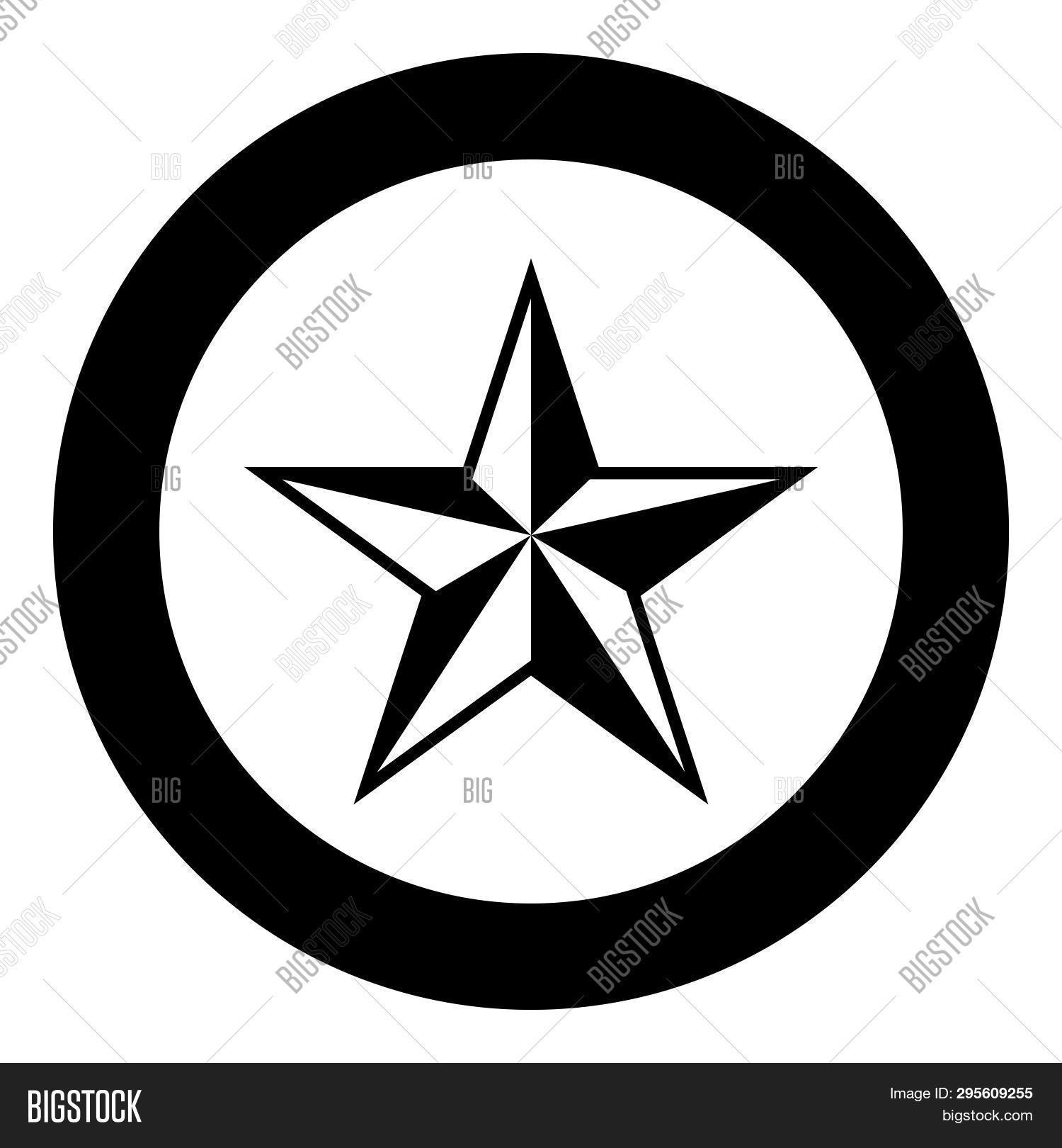 Bagasdi: Logos Black Star In Circle