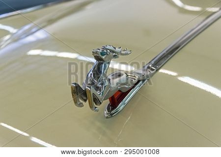 The Classic Emblem Of The Volga Gaz M-21 Cars