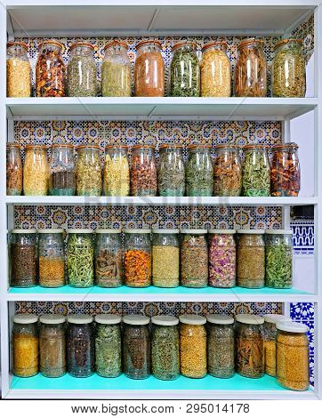 Pharmacy Medicines Made From Natural Components Of Plant Components
