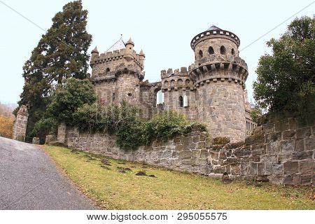 Lowenburg Castle, Also Known As Lion's Castle In Kassel Along The Fairy Tale Scenic Route In Germany