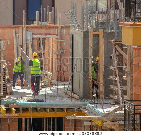 Construction Site Worker Stock Photos Color Images