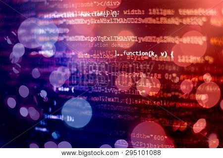 Web Programming Functions On Laptop On Laptop. It Business. Python Code Computer Screen.