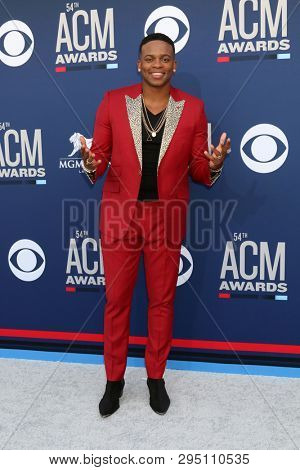 LAS VEGAS - APR 7:  Jimmie Allen at the 54th Academy of Country Music Awards at the MGM Grand Garden Arena on April 7, 2019 in Las Vegas, NV