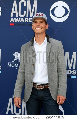 LAS VEGAS - APR 7:  Granger Smith at the 54th Academy of Country Music Awards at the MGM Grand Garden Arena on April 7, 2019 in Las Vegas, NV