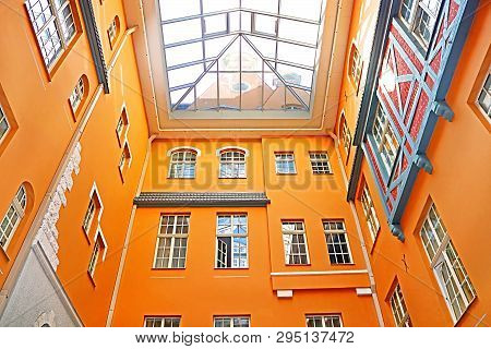 The Courtyard Between Valnu And Maza Smilsu Streets, Old Town, Riga, Latvia