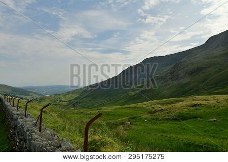 View From The Top Of The Kirkstone Pass In The Lake District National Park