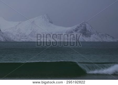 Haukland Beach in Lofoten Archipelago, Norway, Europe
