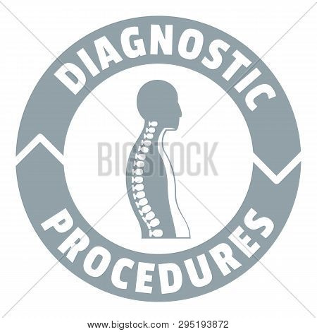 Diagnostic Procedures Logo. Simple Illustration Of Diagnostic Procedures Logo For Web