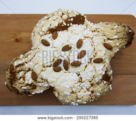 Traditional Italian Dessert For Easter, Easter Dove, Colomba Pasquale